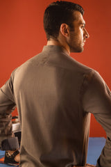 BERLIN - OLIVE GREEN COTTON KURTA TROUSER