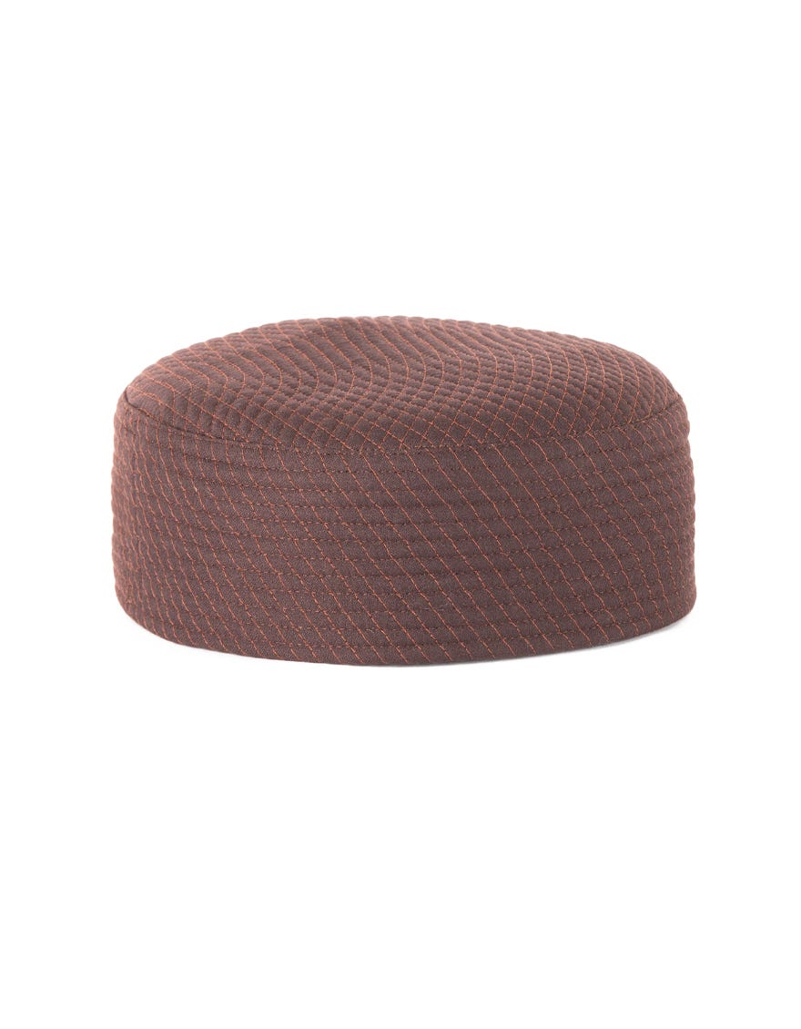 BROWN BLENDED MEN CAP | JJ-CAP-0018-R30