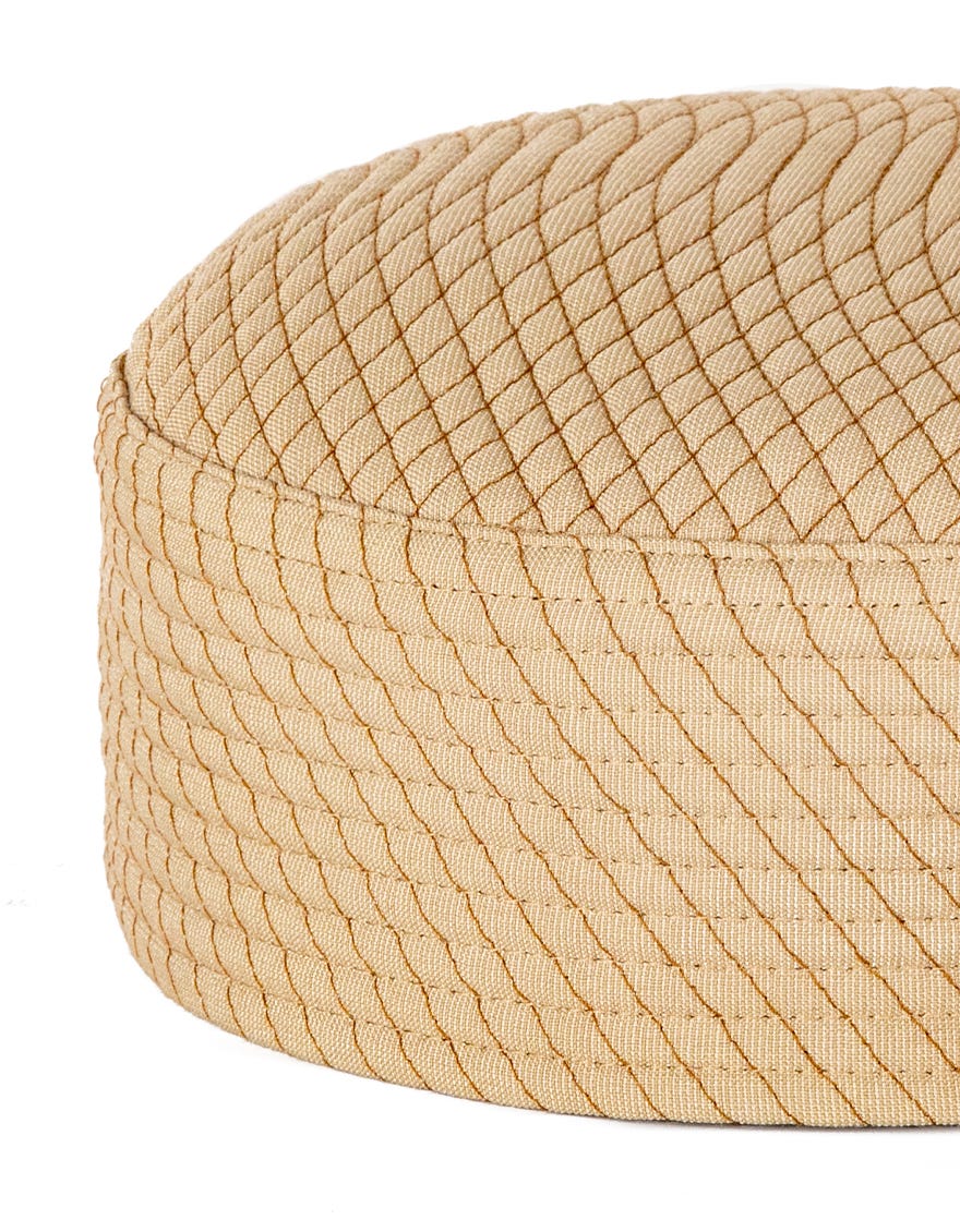 BEIGE BLENDED MEN CAP | JJ-CAP-0018-R35