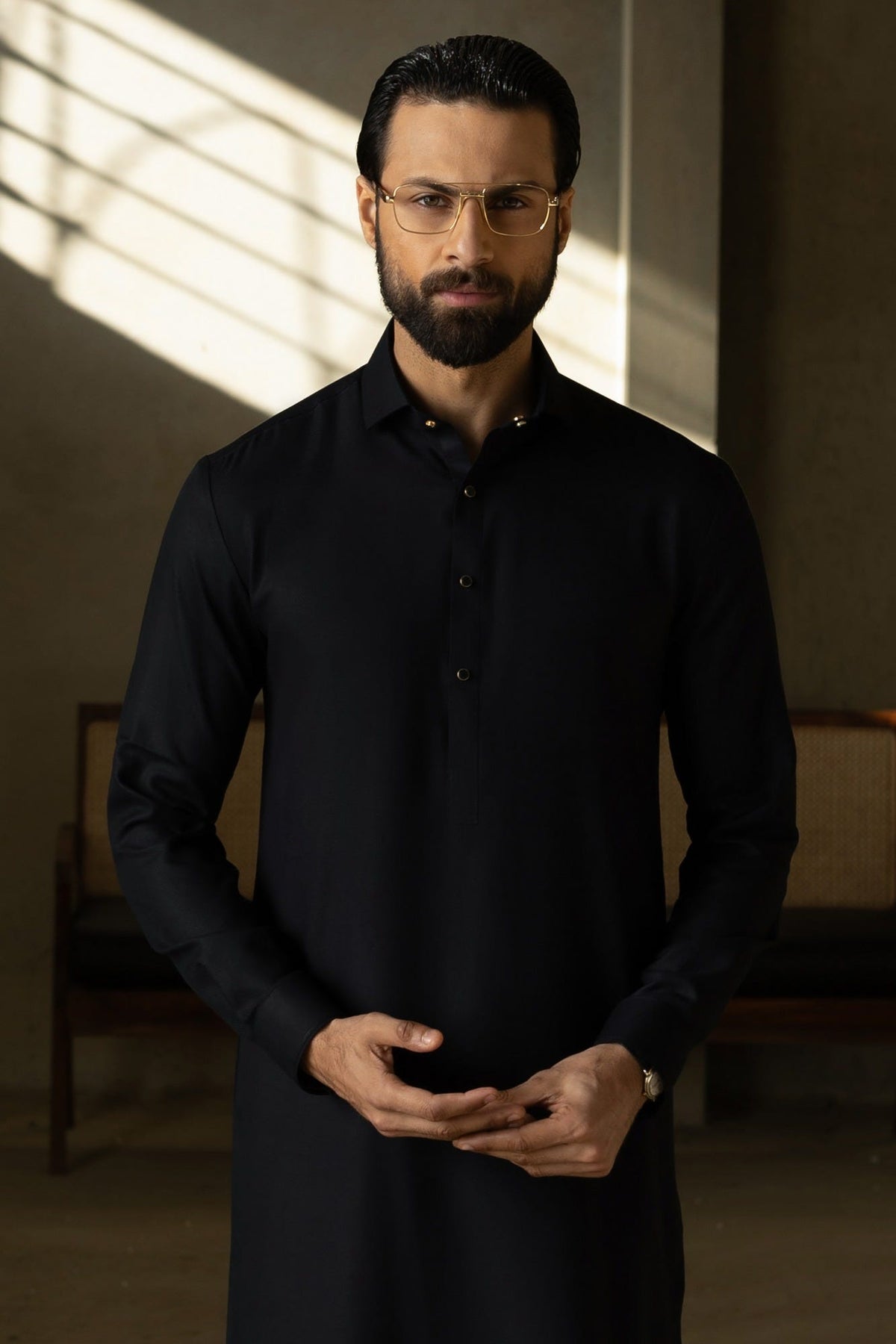 GOTHENBURG - NAVY EXCLUSIVE KAMEEZ SHALWAR