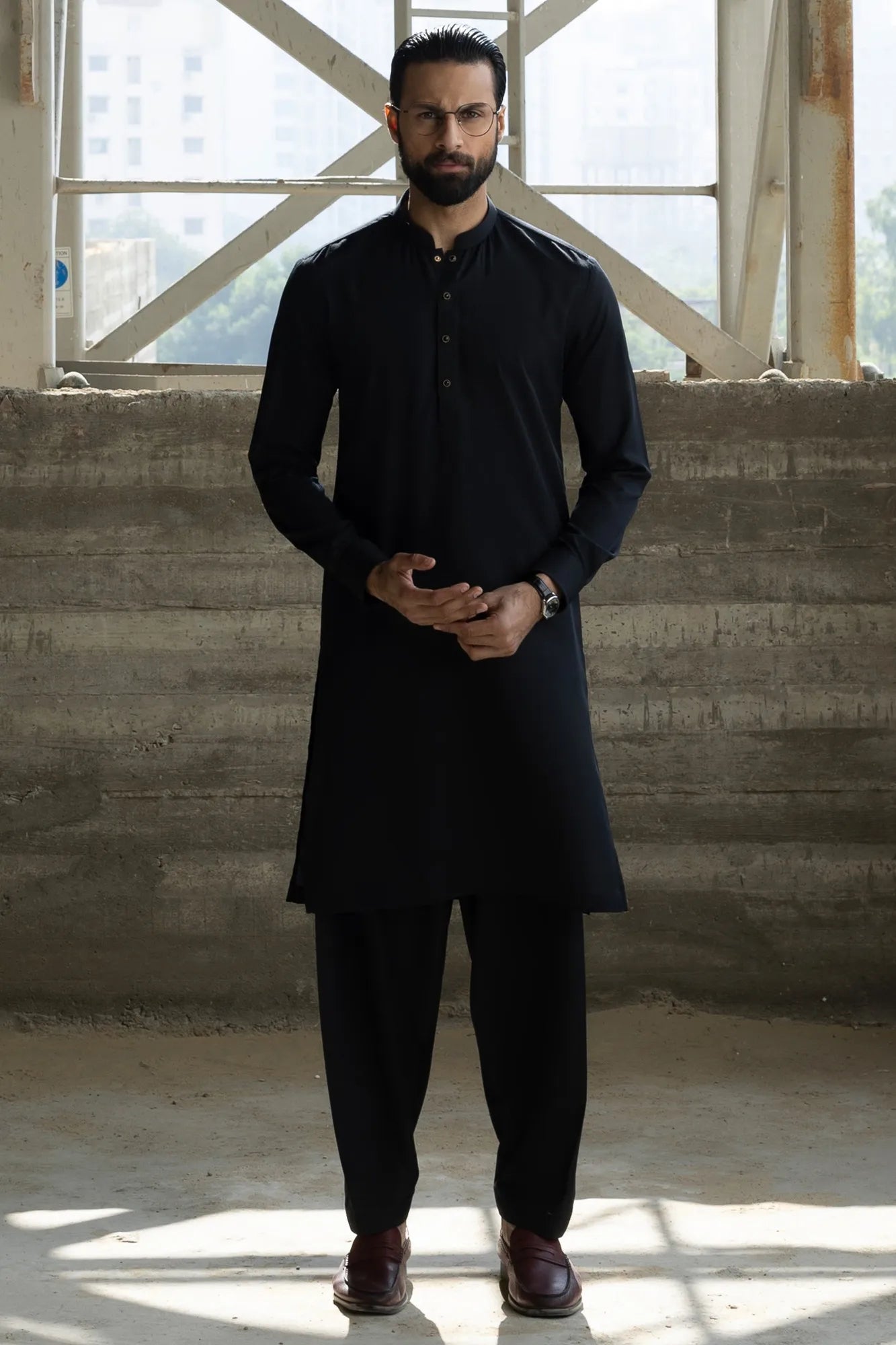 YALGOO - BLACK EXCLUSIVE KAMEEZ SHALWAR