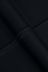 BRAZIL - BLACK COTTON UNSTITCHED KAMEEZ SHALWAR FABRIC