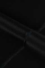 BLACK COTTON UNSTITCHED KAMEEZ SHALWAR FABRIC