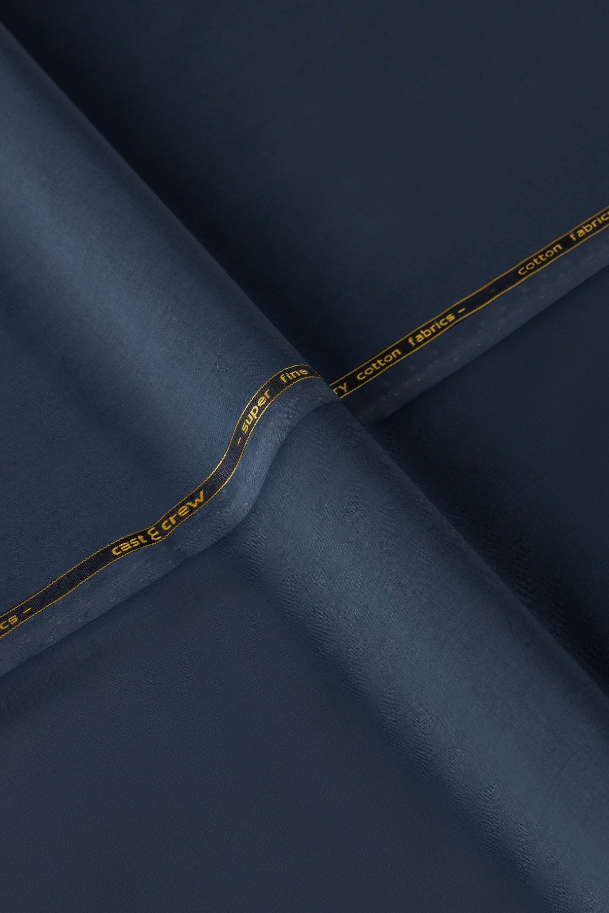 BENONI - BLUE BLENDED UNSTITCHED KAMEEZ SHALWAR FABRIC