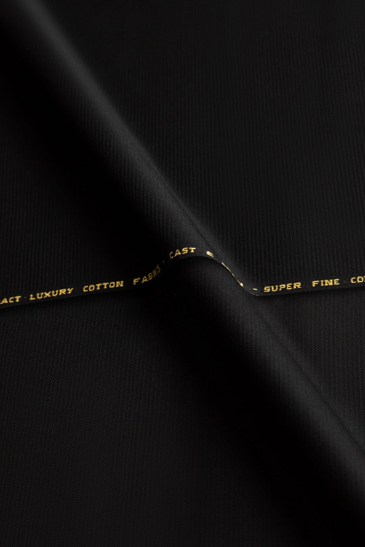 BALVI - BLACK COTTON UNSTITCHED FABRIC
