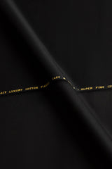 BALVI - BLACK COTTON UNSTITCHED FABRIC