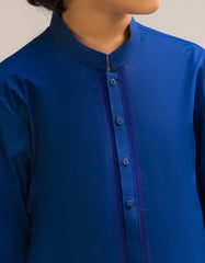 BLUE COTTON KURTA | JCK-S-90489