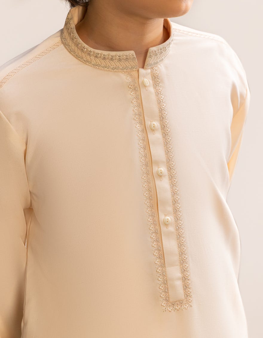 LIGHT PEACH KURTA TROUSER | JCKP-A-39261
