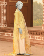 GREEN LAWN PRINTED UNSTITCHED 2PC | JLAWN-S-JDS-25-1044