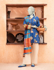 MULTICOLOR LAWN PRINTED UNSTITCHED 2PC