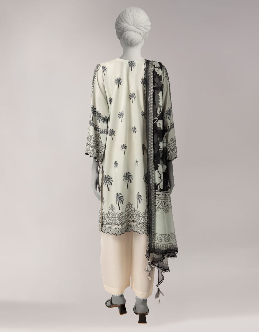 GREY LAWN DIGITAL PRINTED UNSTITCHED 2PC