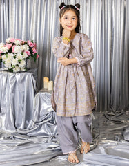 GREY LAWN PRINTED 3PC STITCHED