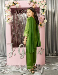 GREEN LAWN EMBROIDERED 3PC STITCHED