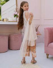 OFF WHITE ORGANZA EMBROIDERED 3PC STITCHED