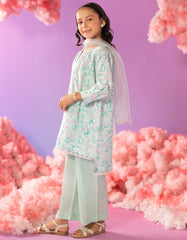 GREEN LAWN EMBOSSED 3PC STITCHED