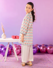 MULTICOLOR LAWN PRINTED KURTI