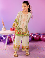 GREEN LAWN DIGITAL PRINTED 2PC STITCHED