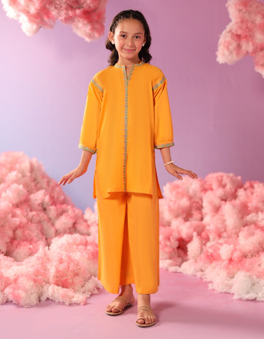 MUSTARD LAWN EMBROIDERED 2PC STITCHED
