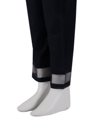 BLACK LAWN BASIC TROUSERS | JJGT-S-JGT-25-4504