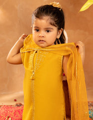 CHROME COTTON SILK EMBROIDERED 3PC STITCHED