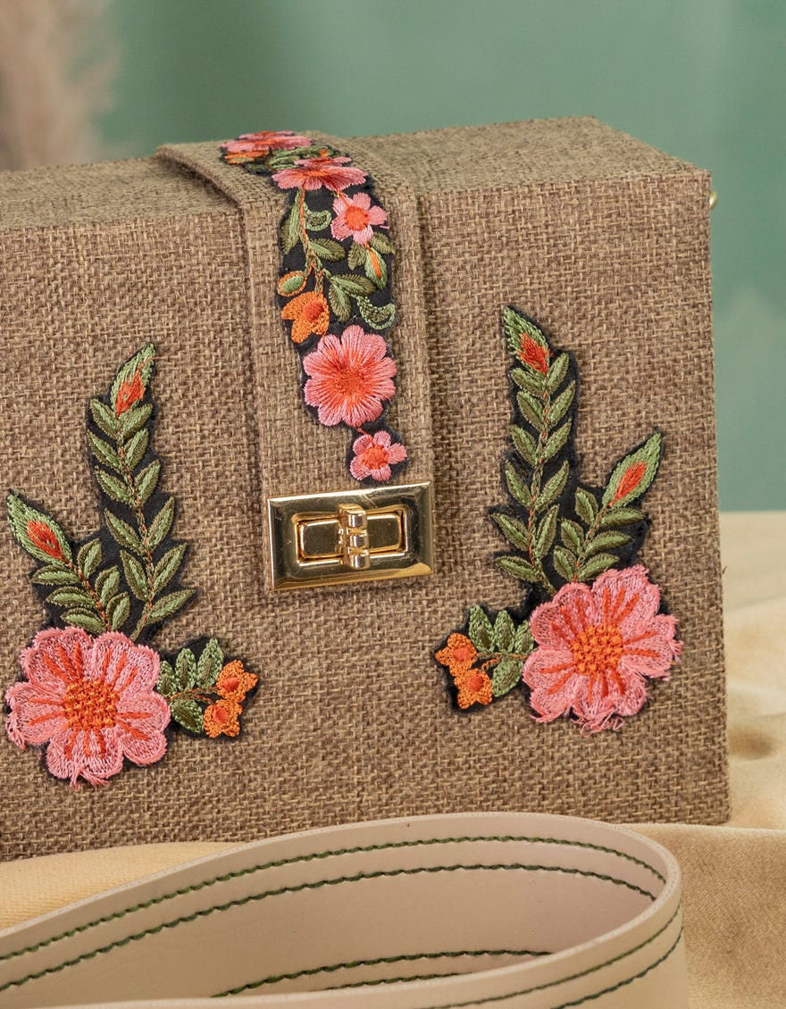BROWN SIDE BAG