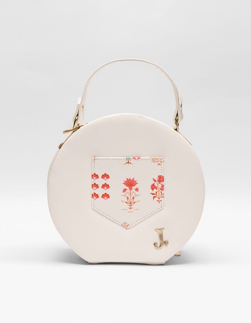 WHITE HANDBAG