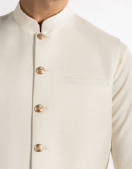 CREAM SUITING WAISTCOAT