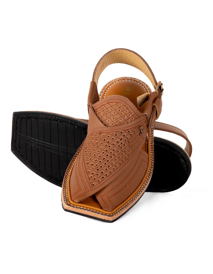 BROWN PESHAWARI SANDALS