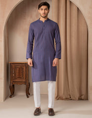 BLUE COTTON BUNNAT CASUAL KURTA