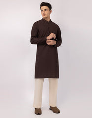 BROWN SEMI-FORMAL KURTA