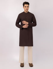 BROWN SEMI-FORMAL KURTA