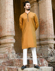 GOLD BROWN BLENDED SPECIAL KURTA