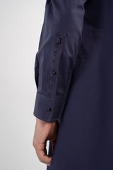BLUE COTTON KURTA TROUSER | JJKP-S-33051