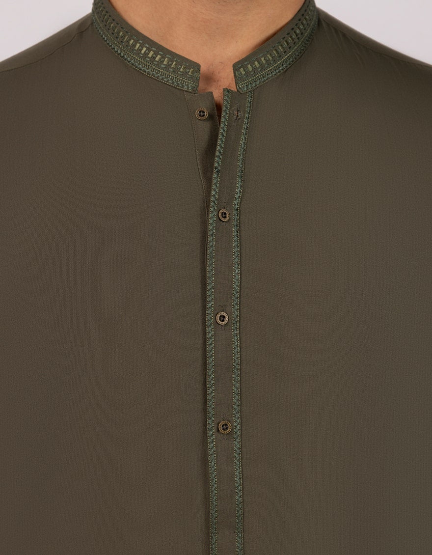 GREEN FORMAL KURTA TROUSERS
