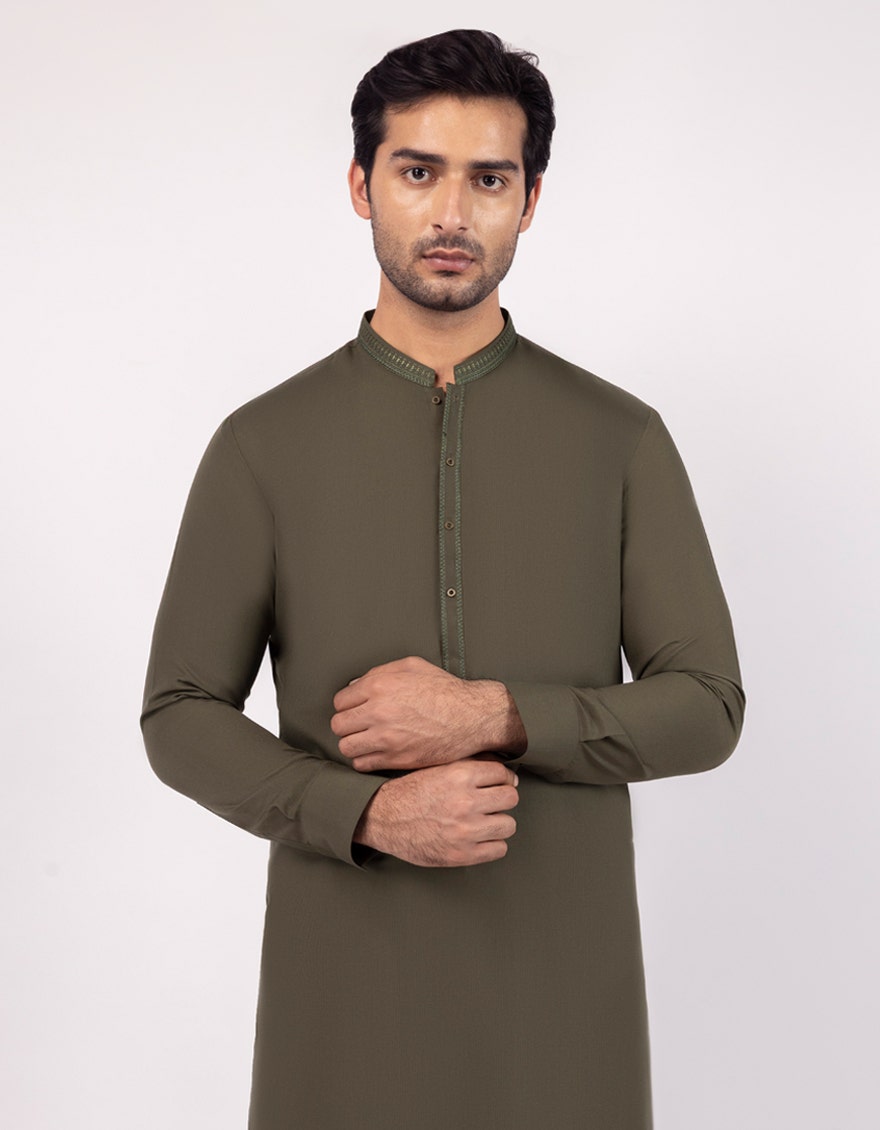 GREEN FORMAL KURTA TROUSERS