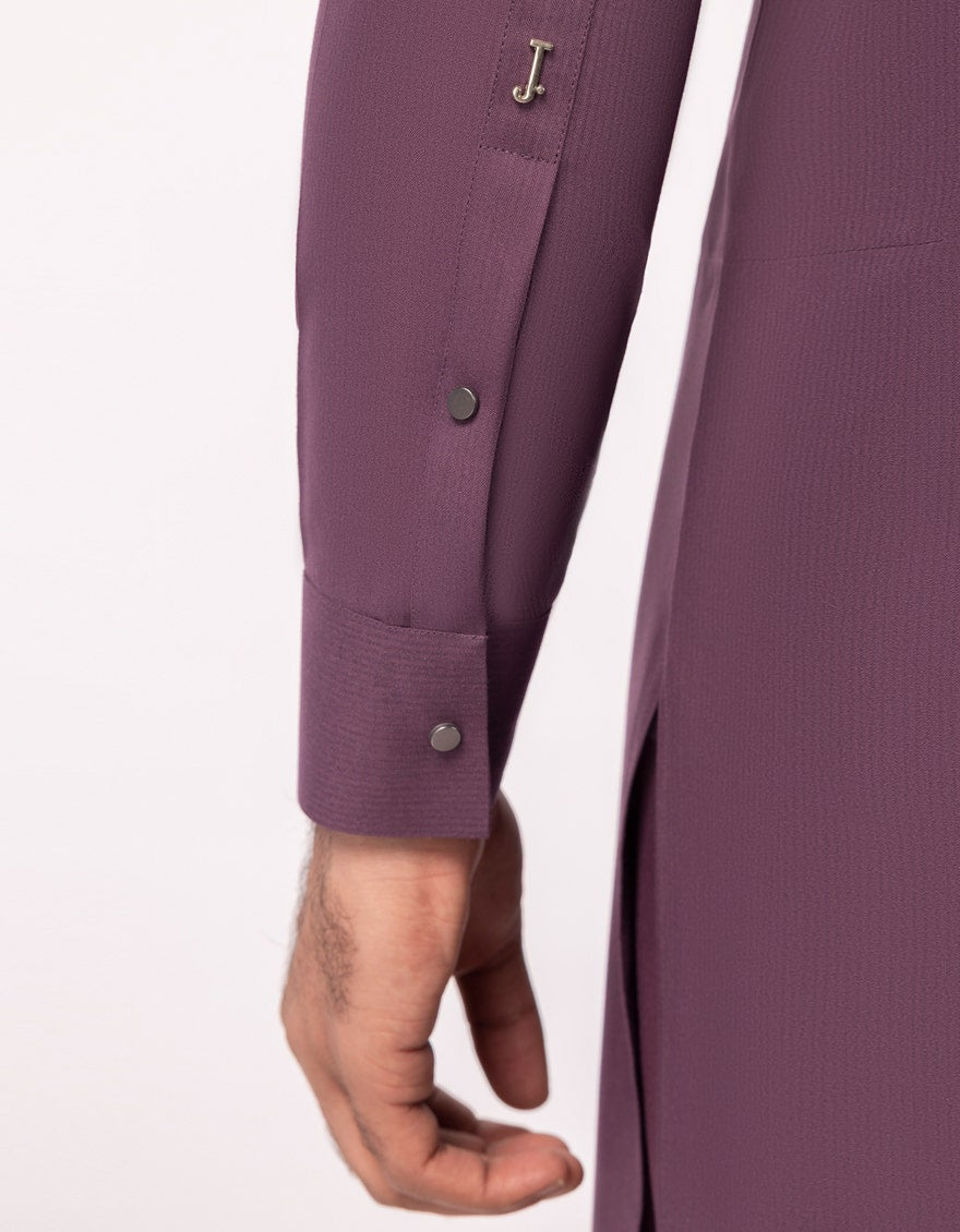 PURPLE SEMI-FORMAL KURTA TROUSERS