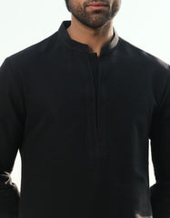 DEEP GREEN COTTON KURTA TROUSER | JJKP-W-47362