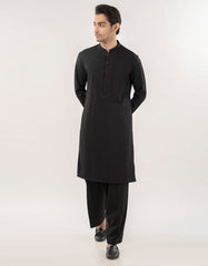 BLACK BLENDED KURTA TROUSER