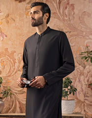 BLACK BLENDED KAMEEZ SHALWAR | JJKS-S-30778-R17-AP