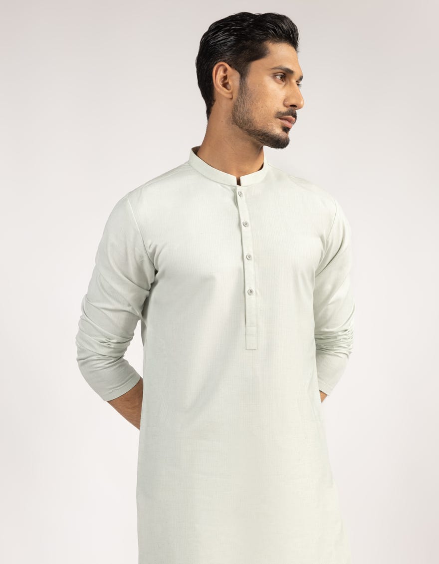 AQUA BLENDED CASUAL KAMEEZ SHALWAR