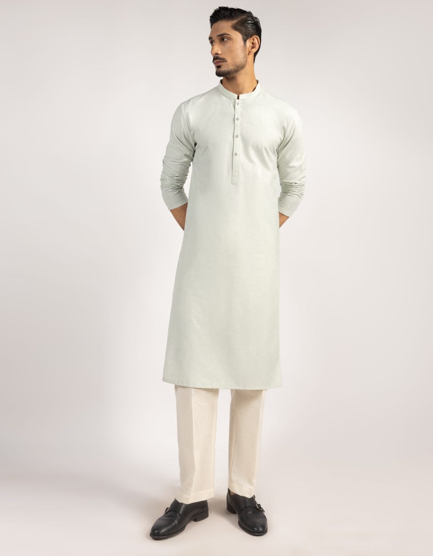 AQUA BLENDED CASUAL KAMEEZ SHALWAR
