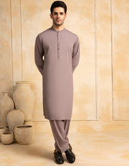 GREY BLENDED KAMEEZ SHALWAR | JJKS-A-47381