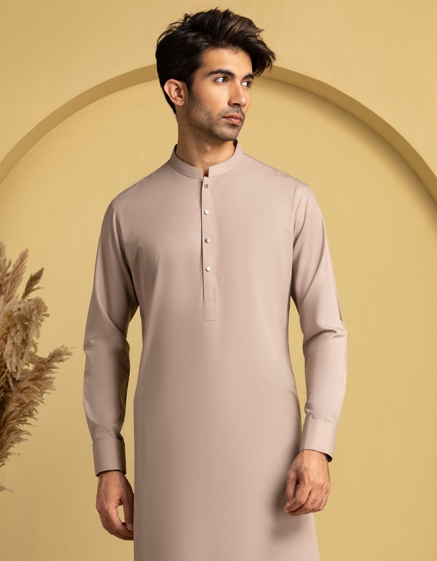 FAWN BLENDED CASUAL KAMEEZ SHALWAR