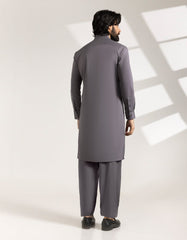 GREY COTTON CASUAL KAMEEZ SHALWAR