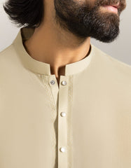 ECRU BLENDED SEMI-FORMAL KAMEEZ SHALWAR