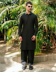BLACK CVC CASUAL KAMEEZ SHALWAR