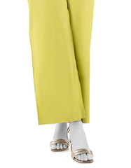 GREEN SILK BASIC TROUSER