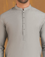 GREY BLENDED UNSTITCHED KAMEEZ SHALWAR FABRIC