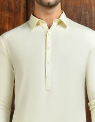CREAM BOSKI UNSTITCHED KAMEEZ SHALWAR FABRIC