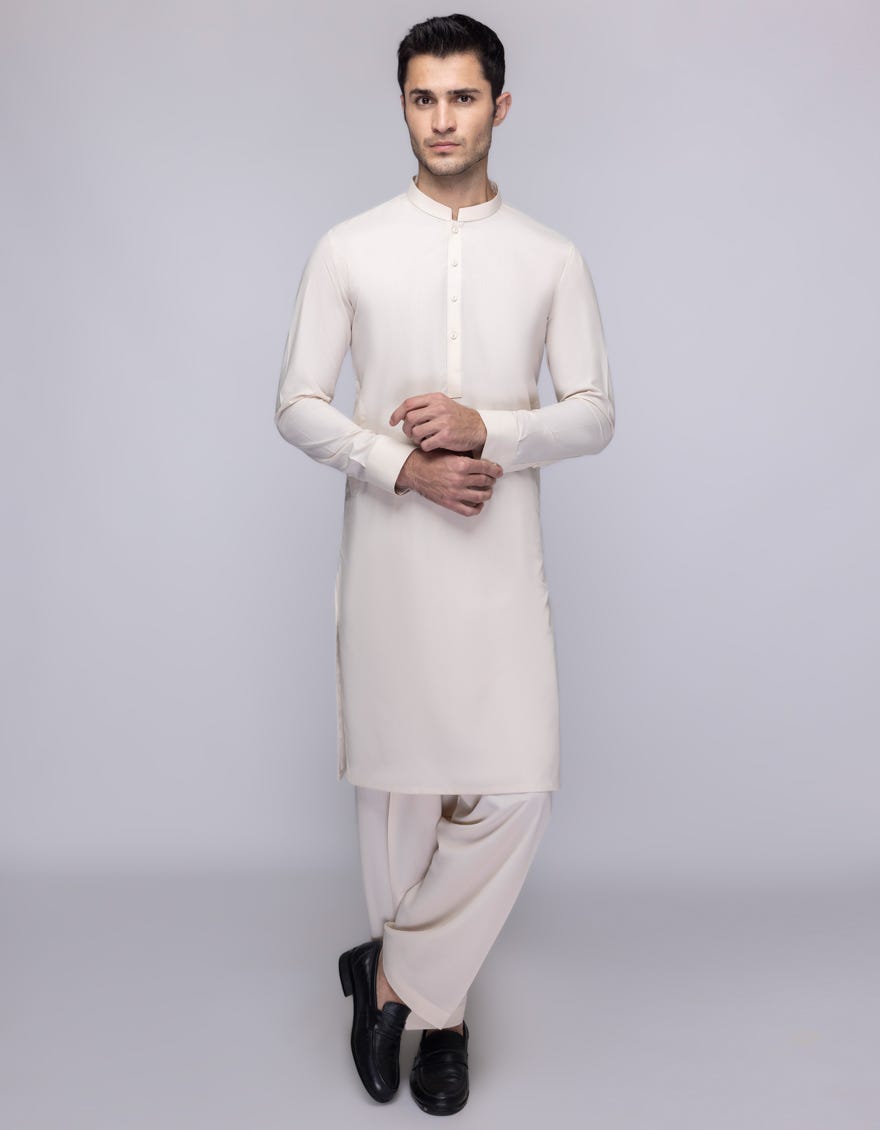 FAWN BLENDED UNSTITCHED KAMEEZ SHALWAR FABRIC | JJMS-3083